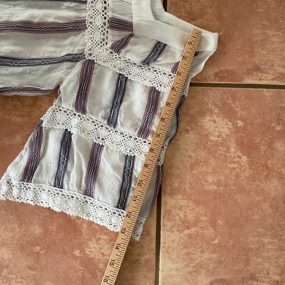 Staci Woo/ Sand and Sea Club, cotton dress with lace, size XS - Picture 6 of 9